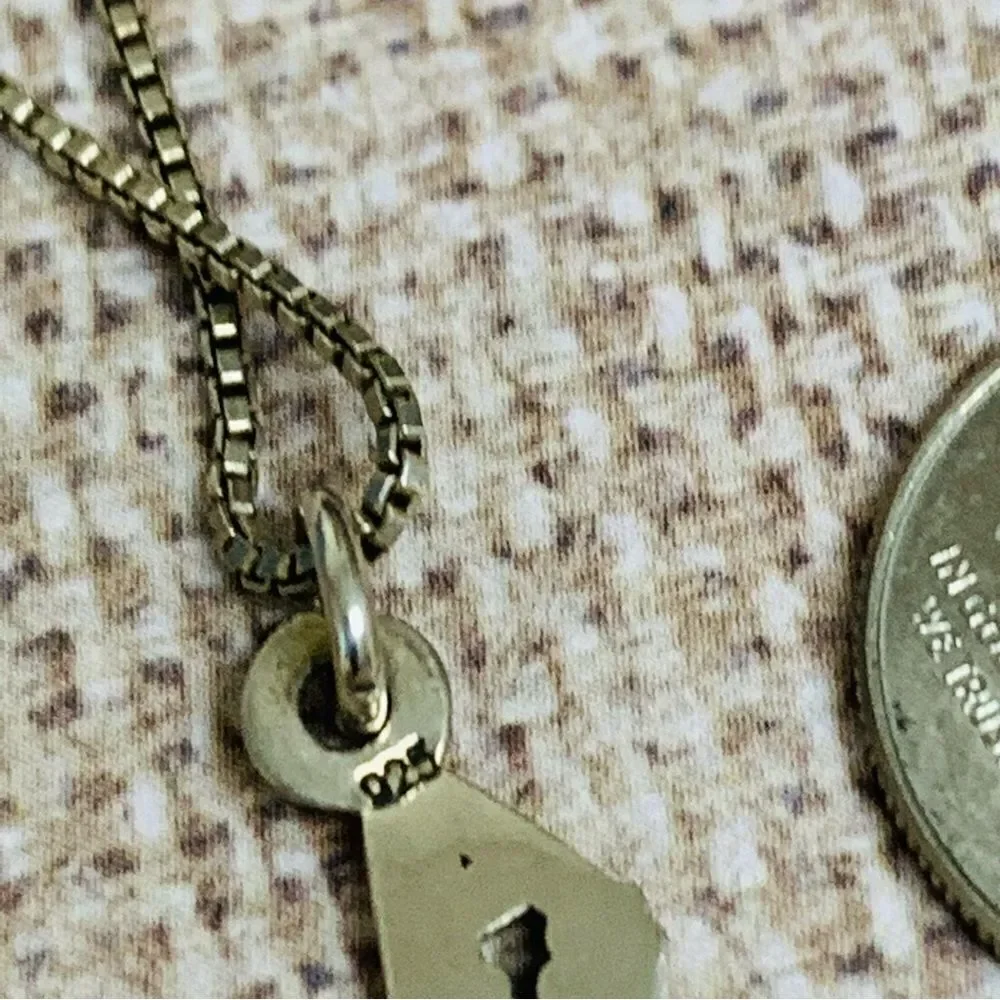 Alpha Chi Omega Sterling Silver Necklace‎